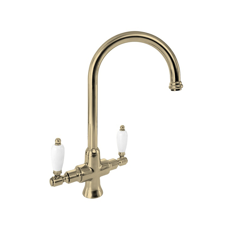 Georgian Gold Mono Mixer Tap | Gold Kitchen Tap